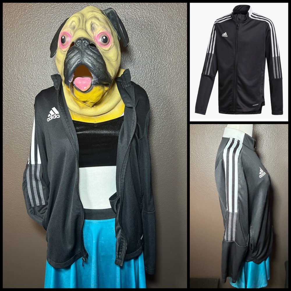 ADIDAS, track jacket!!
